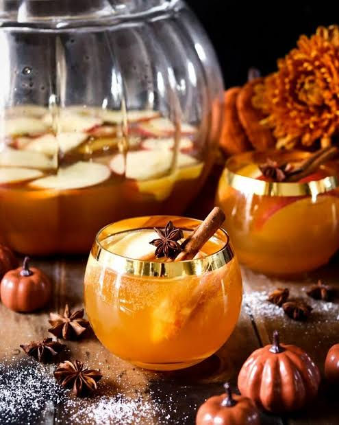 Sweet and Spicy Fall Sangria