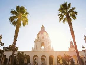 Visual of Pasadena, CA City Hall representing the process of how to file for divorce in Pasadena, CA