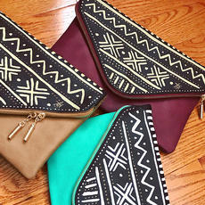 Bogolanfini Clutches