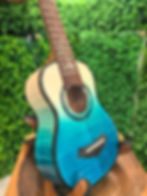 Thumbnail: Kamehameha Ukulele KS-28 Solid Top Tiger Maple Tenor