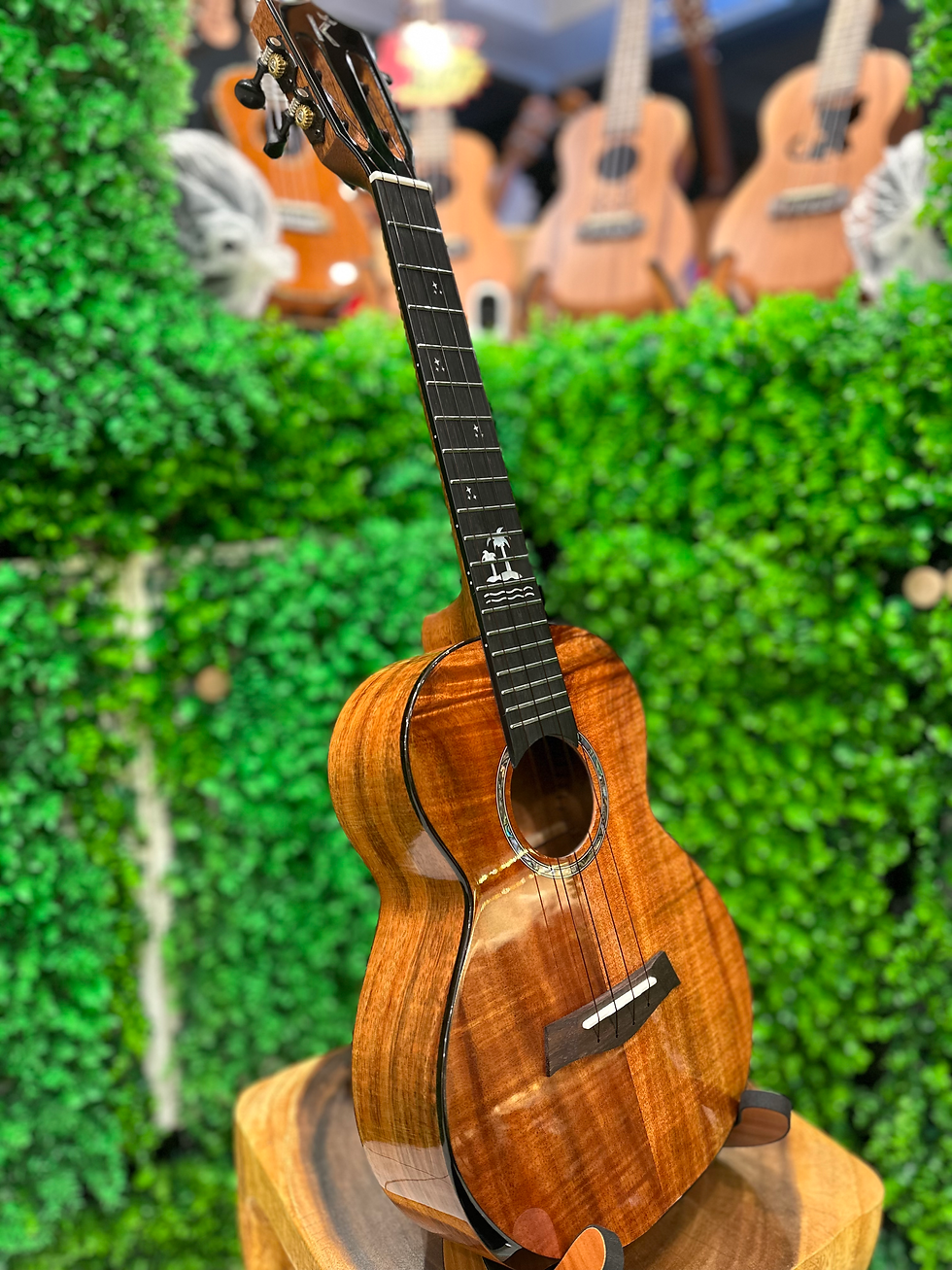 Thumbnail: Kamehameha Ukulele KT #09 ALL SOLID HAWAIIAN KOA Tenor