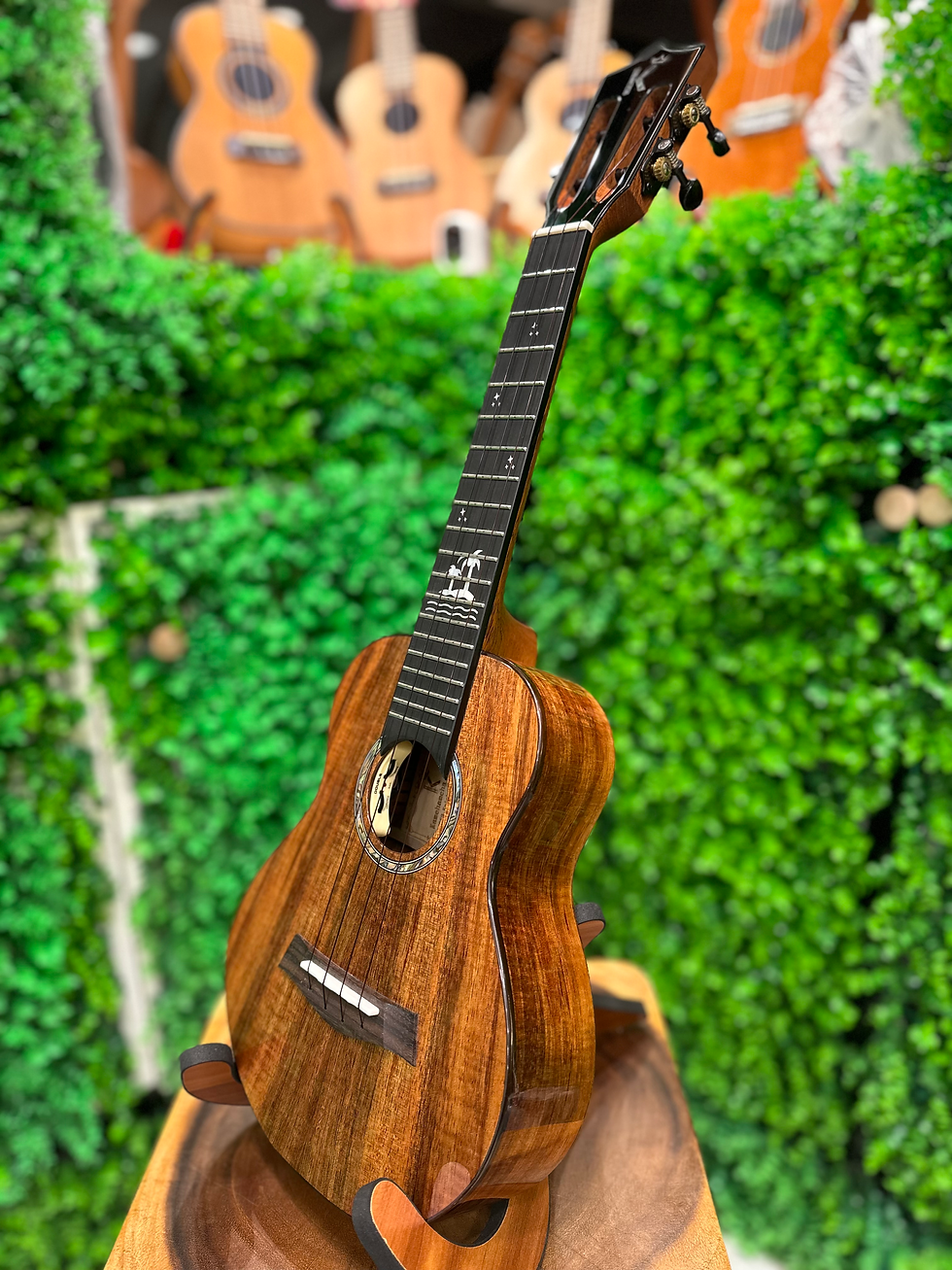 Miniature : Kamehameha Ukulele KC #21 EQ ALL SOLID HAWAIIAN KOA Concert w/electric pickup