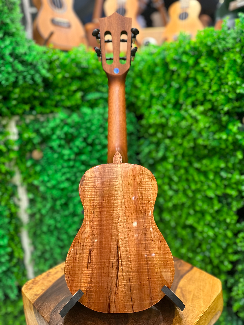 Miniature : Kamehameha Ukulele KS #24 EQ ALL SOLID HAWAIIAN KOA Soprano w/electric pickup