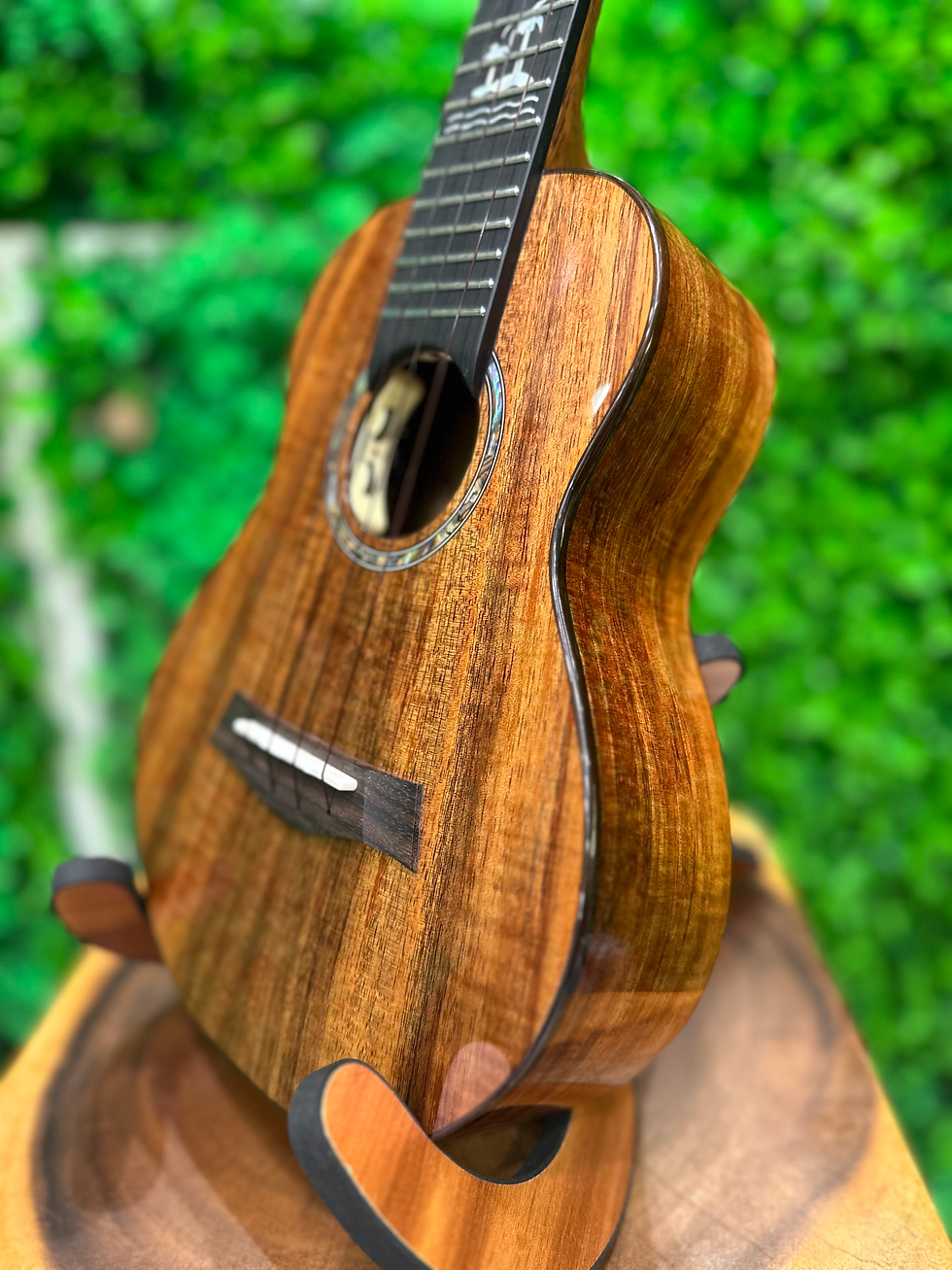 Miniature : Kamehameha Ukulele KC #21 EQ ALL SOLID HAWAIIAN KOA Concert w/electric pickup