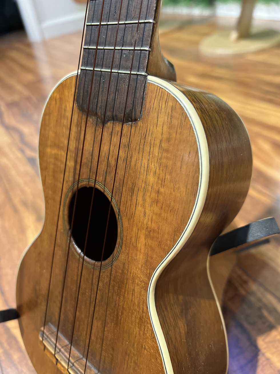 Miniature : Vintage Martin Ukulele Style 2 Koa 2K Soprano 1920s No crack Mint Condition
