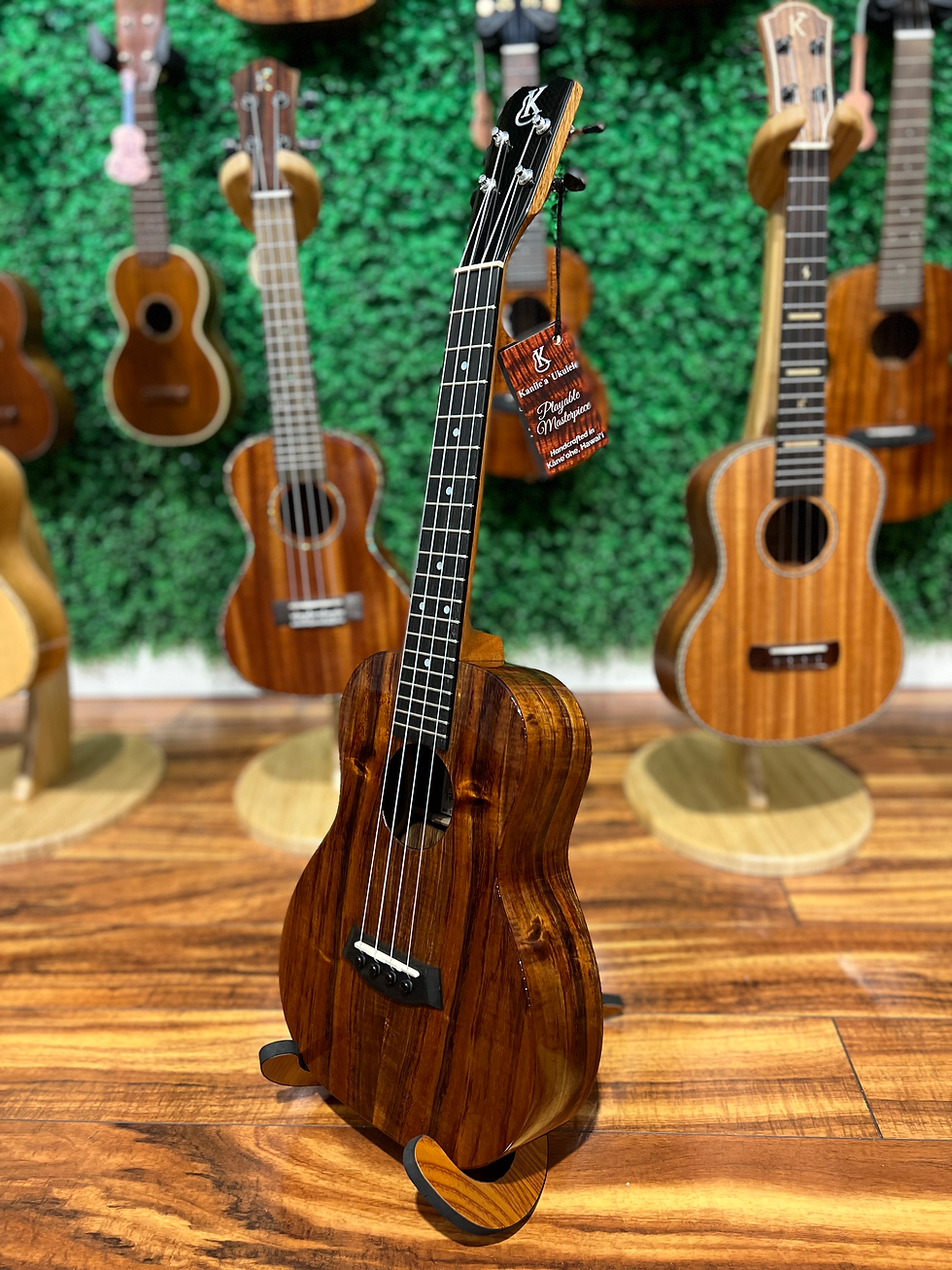 Thumbnail: Kanile'a Ukulele Tenor Koa DLX High Gloss ( K-1 T DLX #1221-25525)