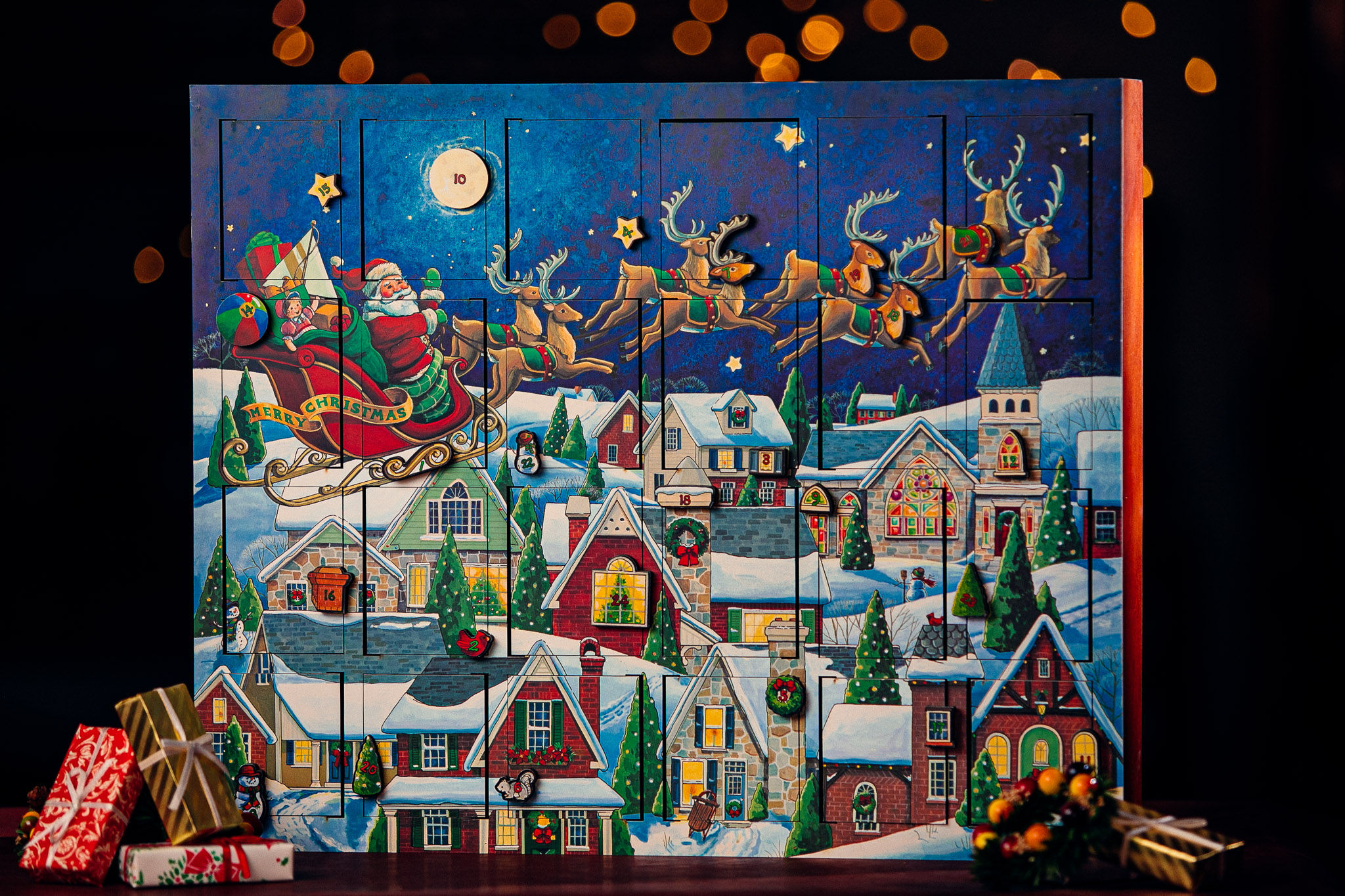 聖誕倒數盒 - 雪橇聖誕老人音樂盒 SANTA’S SLEIGH MUSICAL ADVENT