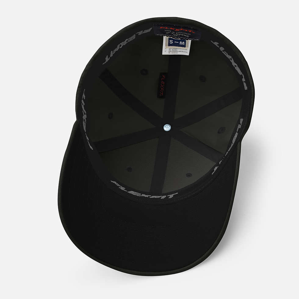 Thumbnail: Spooner Photography Flexfit 6277 Cap White Logo, Camo inside view