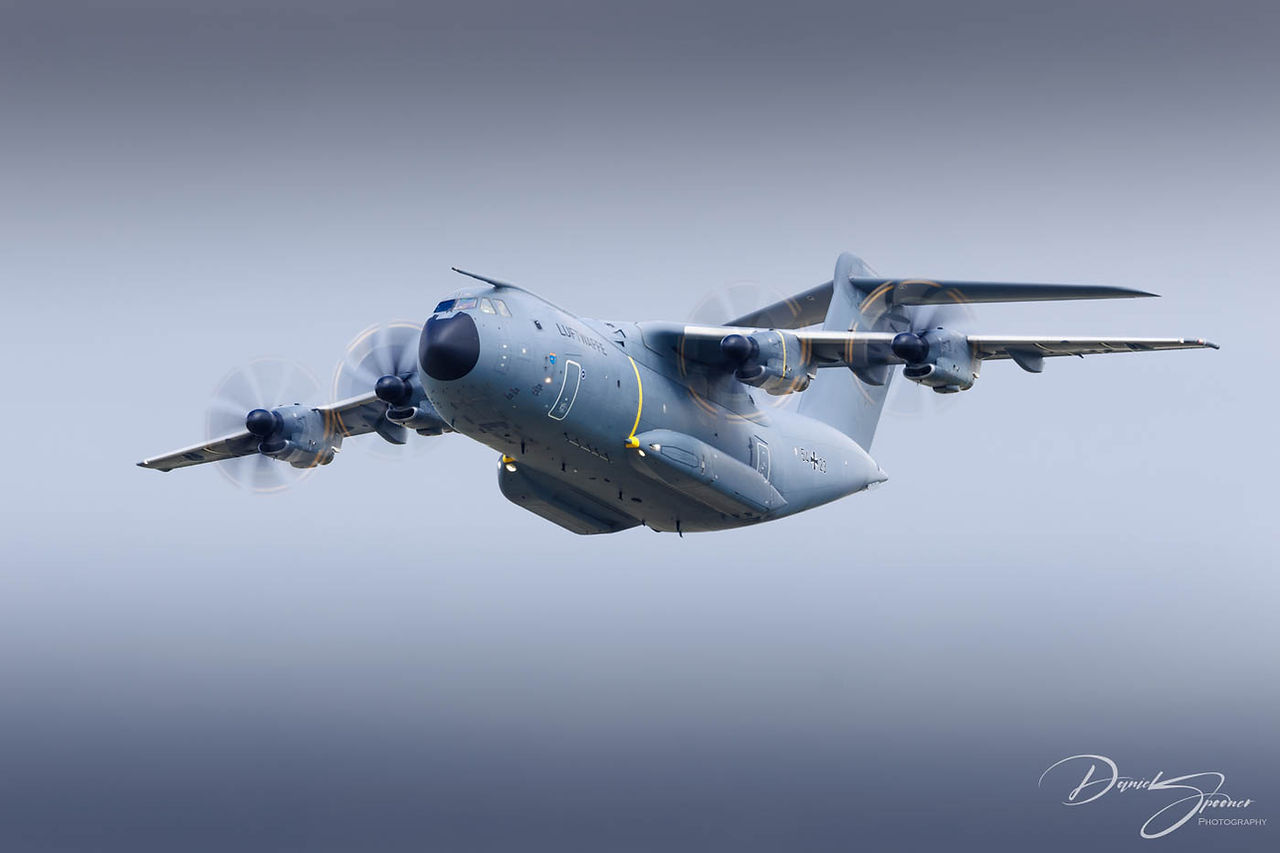 The 54+23 Luftwaffe (German Air Force) Airbus A400