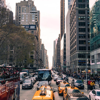 NYC Street Daytime, Yellow Cab