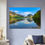 Thumbnail: L004 - Lake District Buttermere Canvas on blue wall