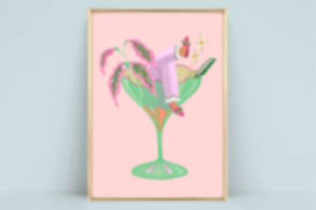 Sugarsnap Chicpea Art Print
