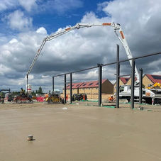 crane on site at a construction