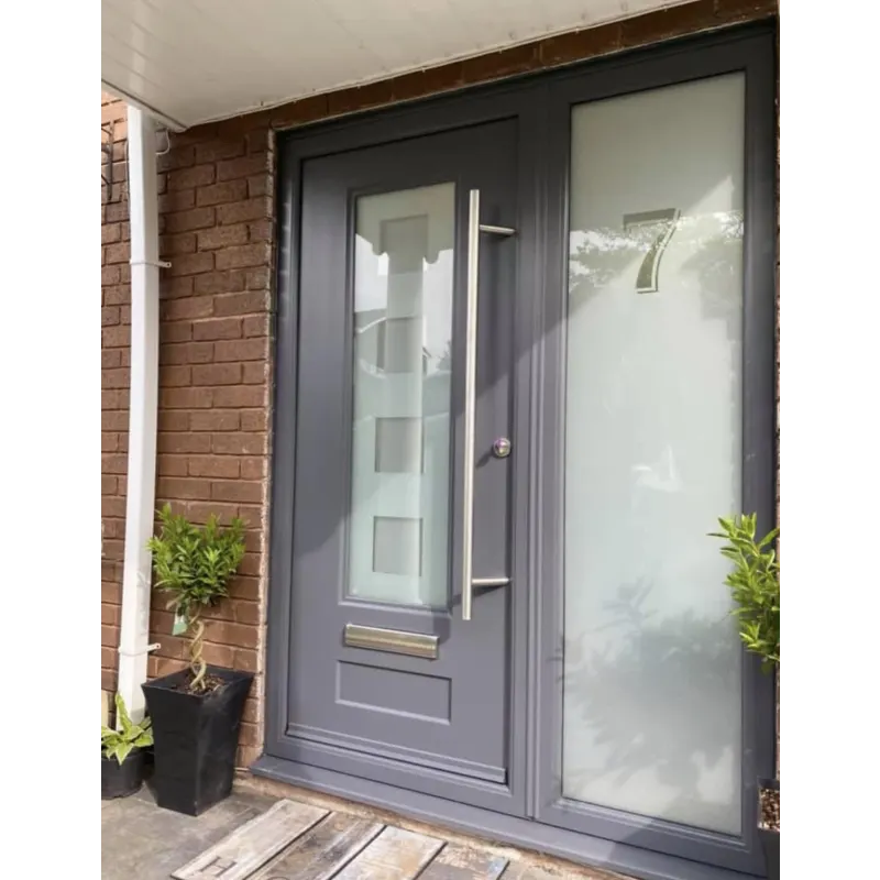 Composite grey front door