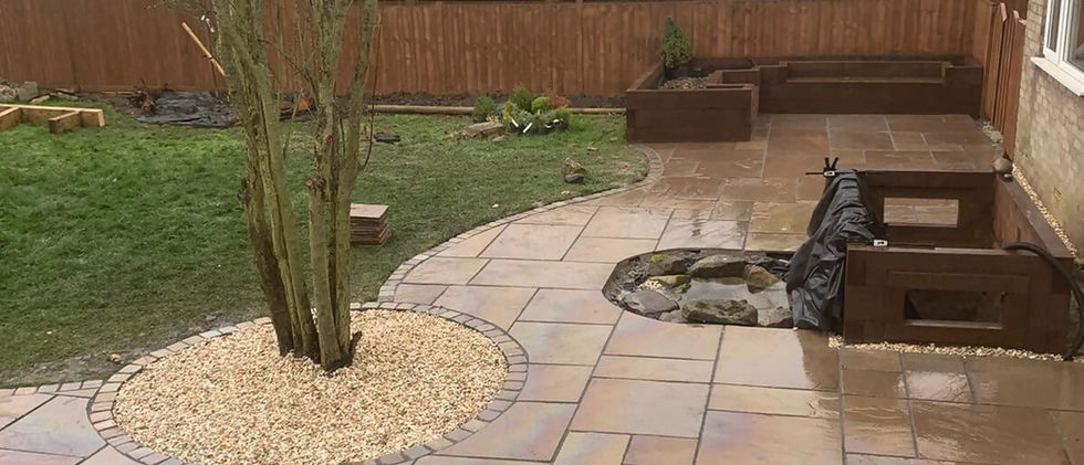 After landscaping project