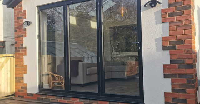 Rear house extension project