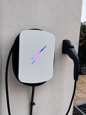White ev charger