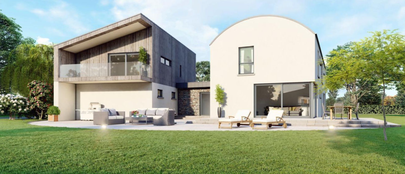 Computer drawing of a home