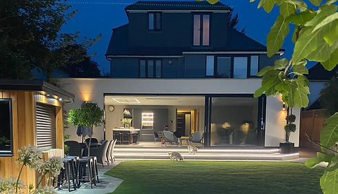 Domestic property with LED installation