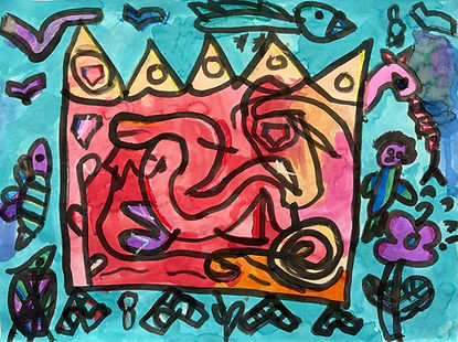 Monster and his friends 