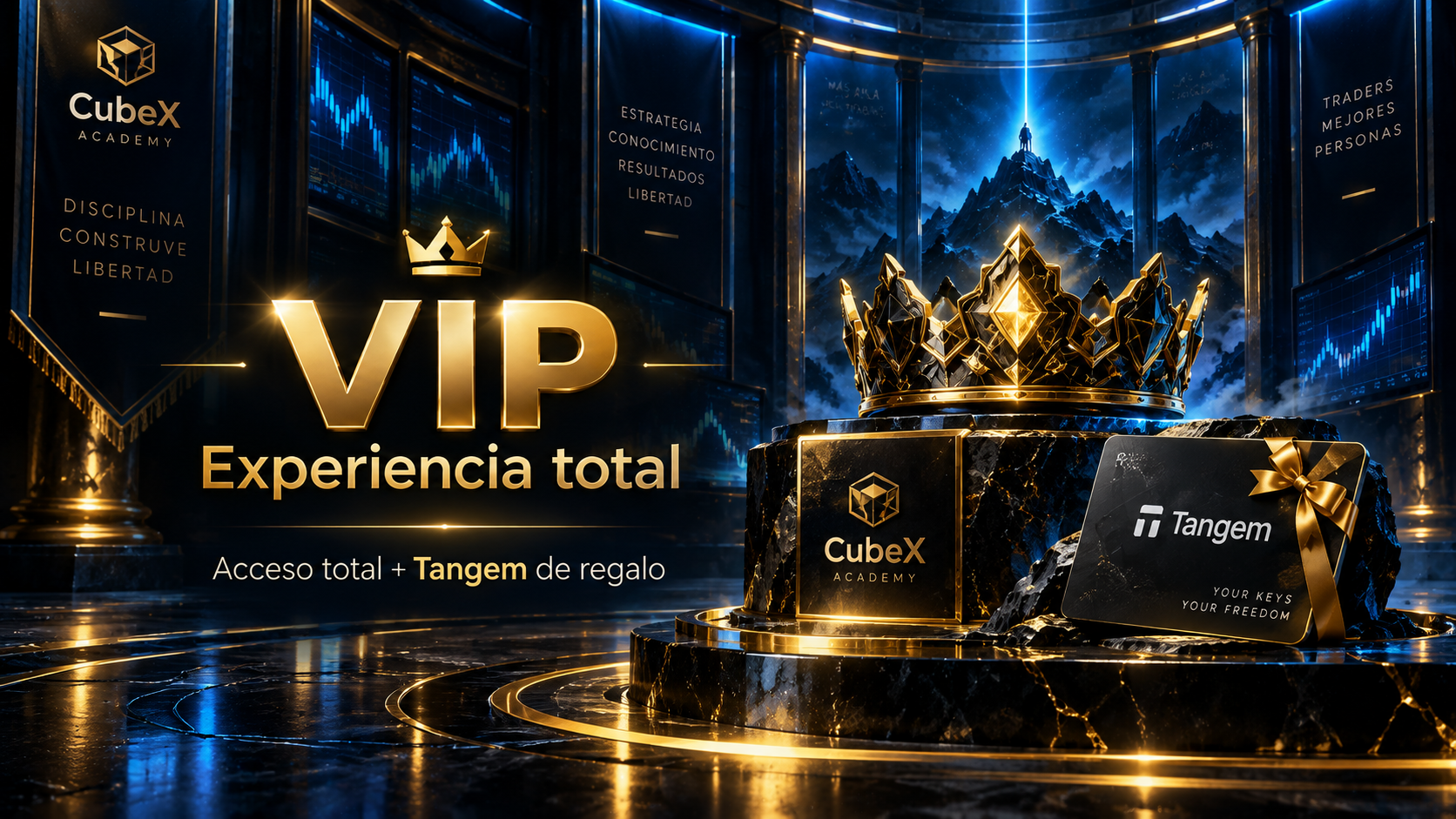 CubeX Academy VIP – Experiencia total y Tangem de regalo