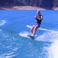 waterskiing