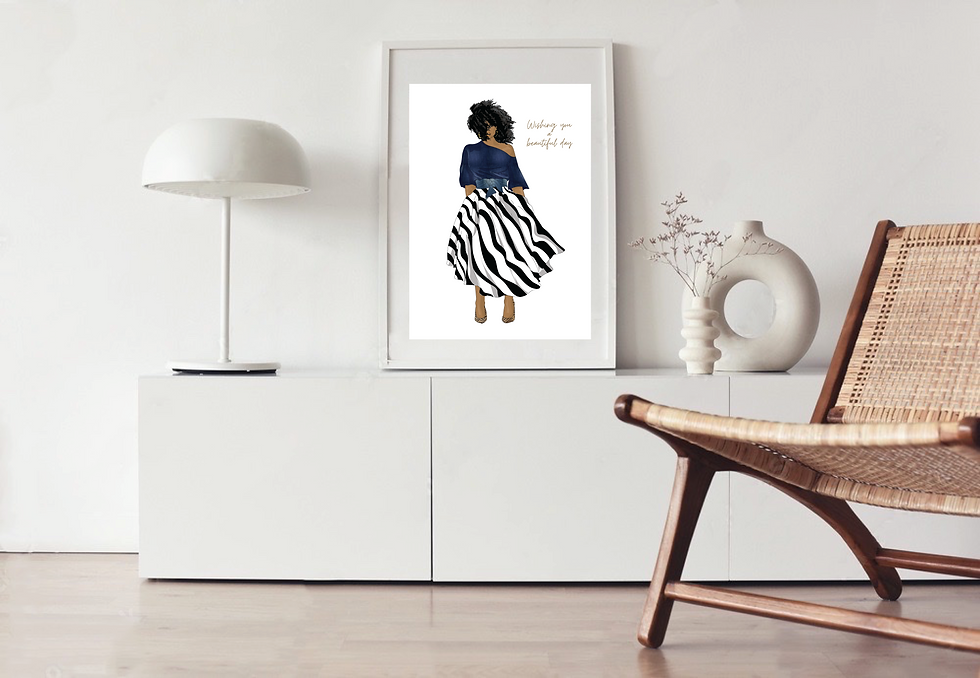 Thumbnail: Beautiful Day A3 Art Print