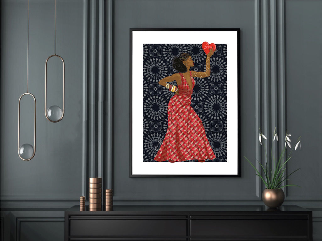 A3 Afro-Chic Art Print