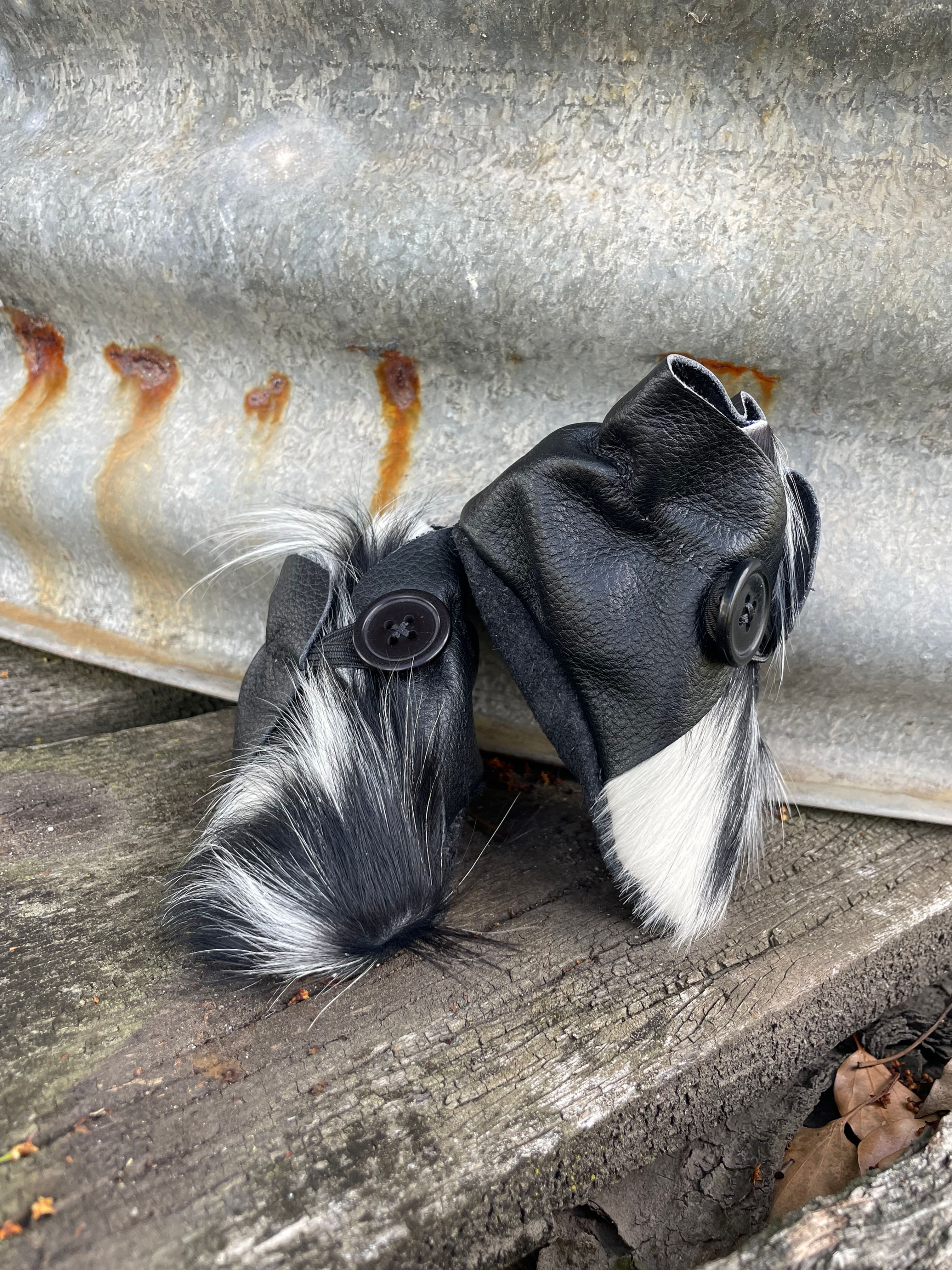 Cowhide Baby Booties