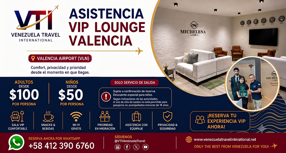 Asistencia VIP de Salida en el Aeropuerto de Valencia | VTI Official