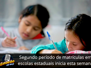 Segundo período de matrículas em escolas estaduais começa nesta quinta-feira