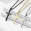 Thumbnail: Mens Cross Charm Pendant Necklace in Stainless Steel