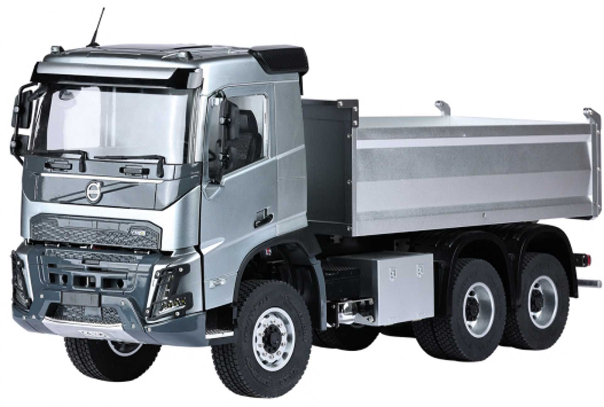 FM-ELECTRICS Volvo FMX 6x4 Metall LKW Kipper elektrisch 1:14