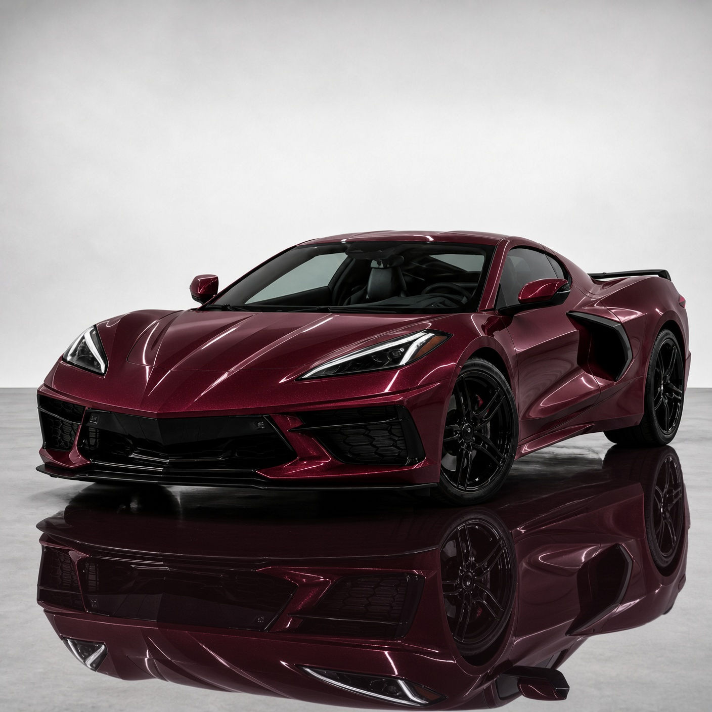 064_Metallic_Black_Rose- PPF color- bespoke wraps