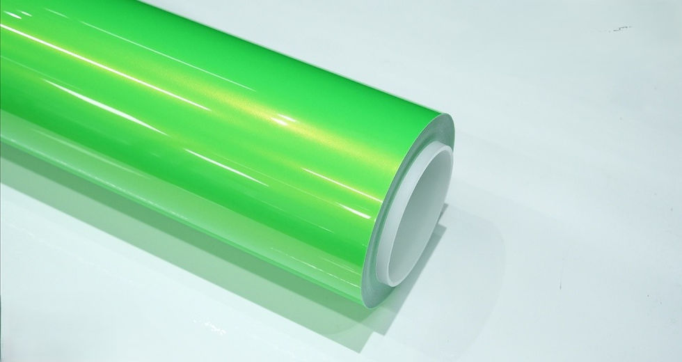 Magic Gold Green Color PPF film roll showing the green and gold color shift finish by Bespoke Wraps