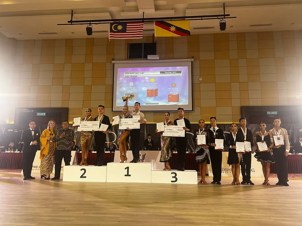 Prize Presentation of WDSF Open Youth Latin