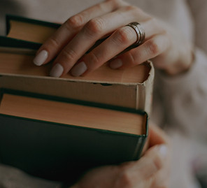 Holding books