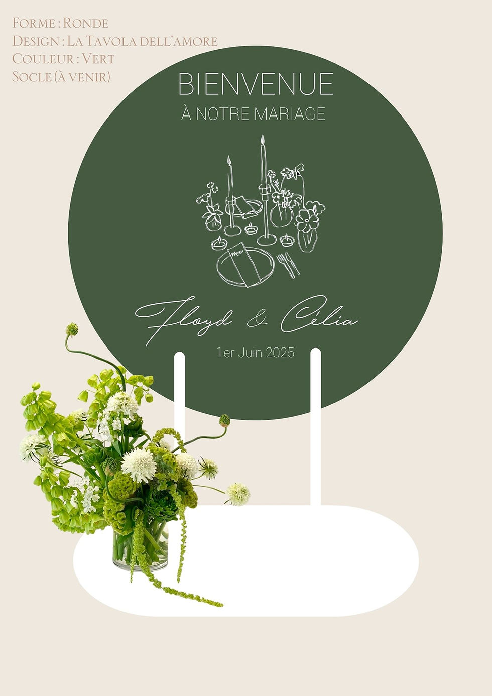 Miniature : Panneau de Bienvenue personnalisé