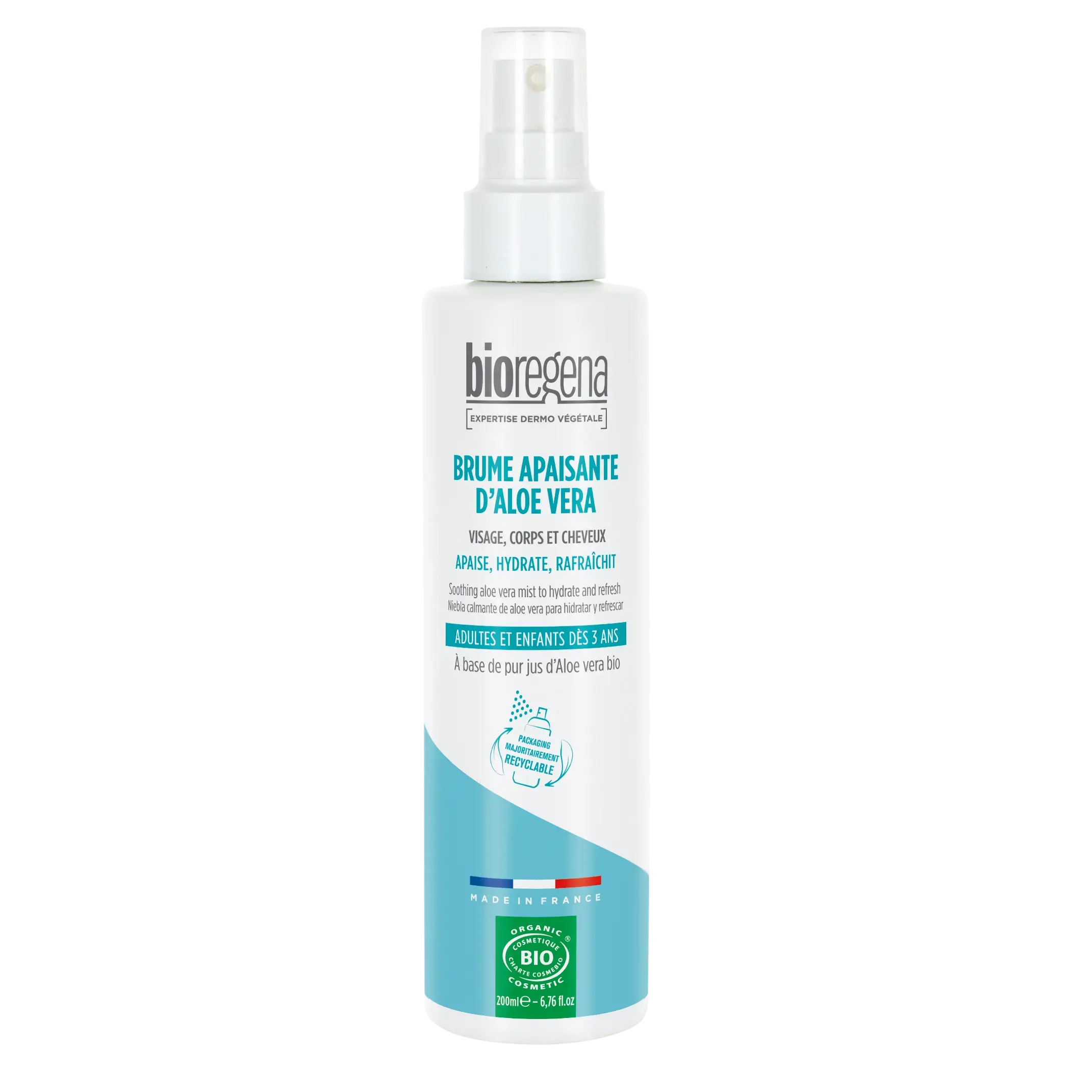 Bioregena brume apaisante d'aloe vera