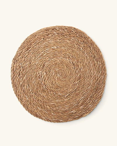 Set de table en jonc de mer naturel. Décoration de table écologique. - 3521
