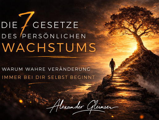 Illustration eines Mannes, der einen steinigen Pfad zu einem leuchtenden Baum auf einem Berg hinaufgeht – symbolisch für persönliches Wachstum, innere Entwicklung und bewusste Veränderung.