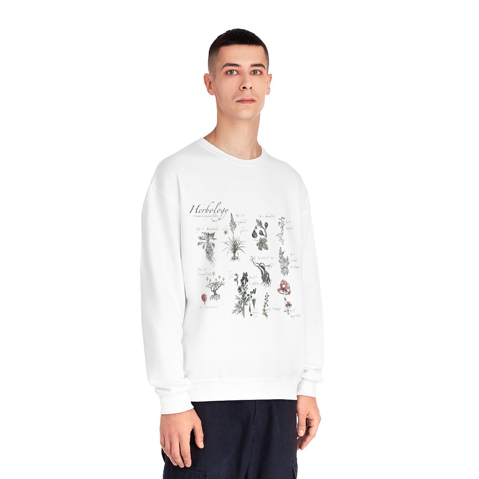 Thumbnail: Herbology Watercolor Botanical Sweatshirt