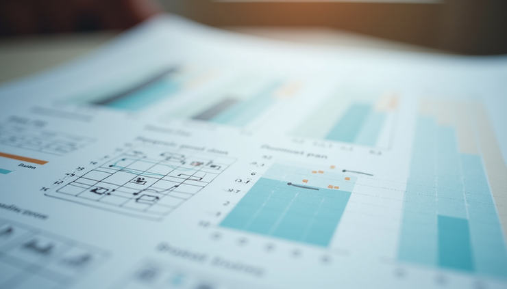 Close-up van een projectplanning met notities en aanpassingen, symbool voor flexibiliteit en probleemoplossing