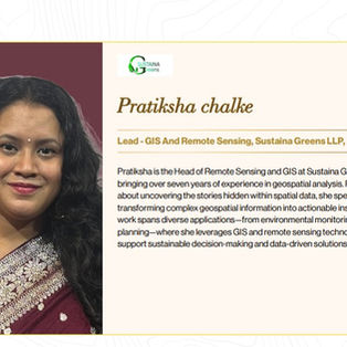Achievement – Ms. Pratiksha Chalke (Top 50 Geospatial World Rising Stars):