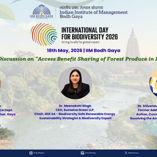 International Day of Biodiversity 2026 IIM Bodh Gaya