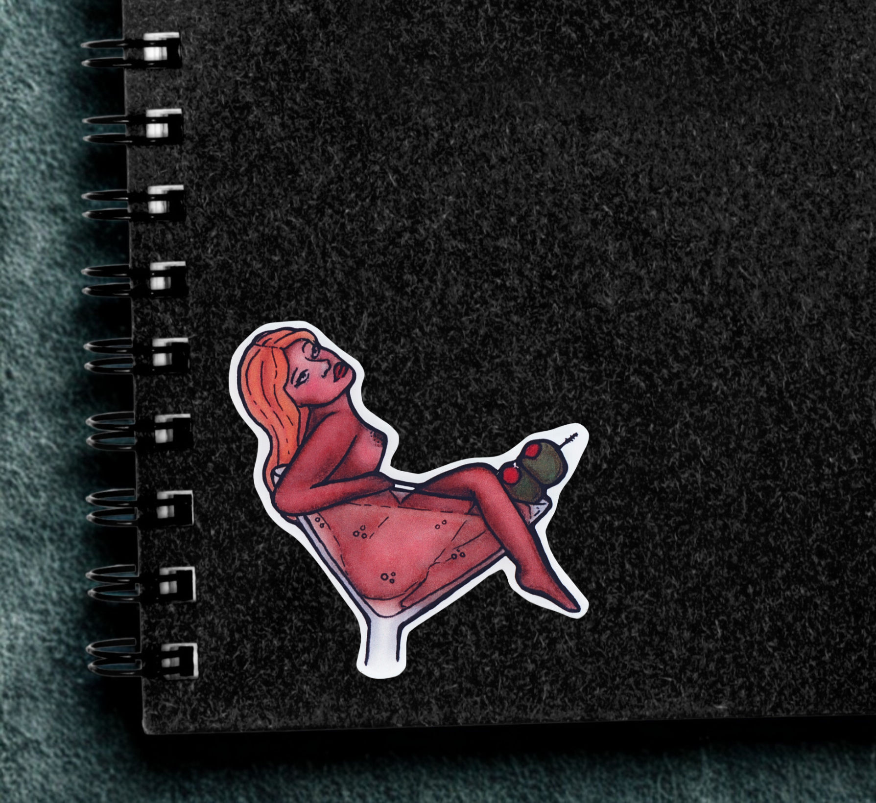 Martini Girl sticker