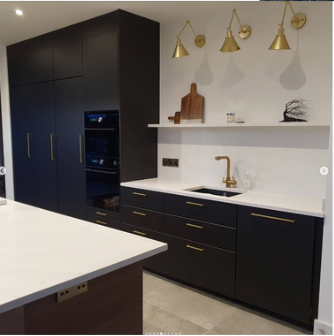 Modern Kitchen
Black and white kitchen
Tormay Kitchen
Four Roads Design
Galway Self Build