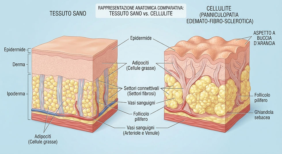 come eliminare la cellulite