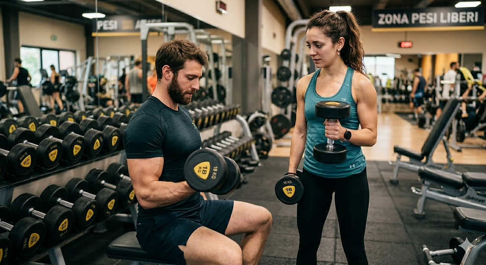 allenamento pesi donne
