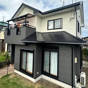 外壁塗装施工前後